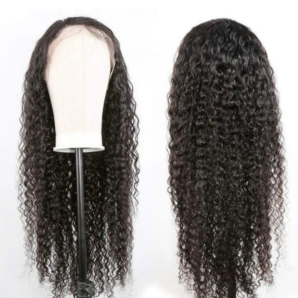 human hair lace front wig